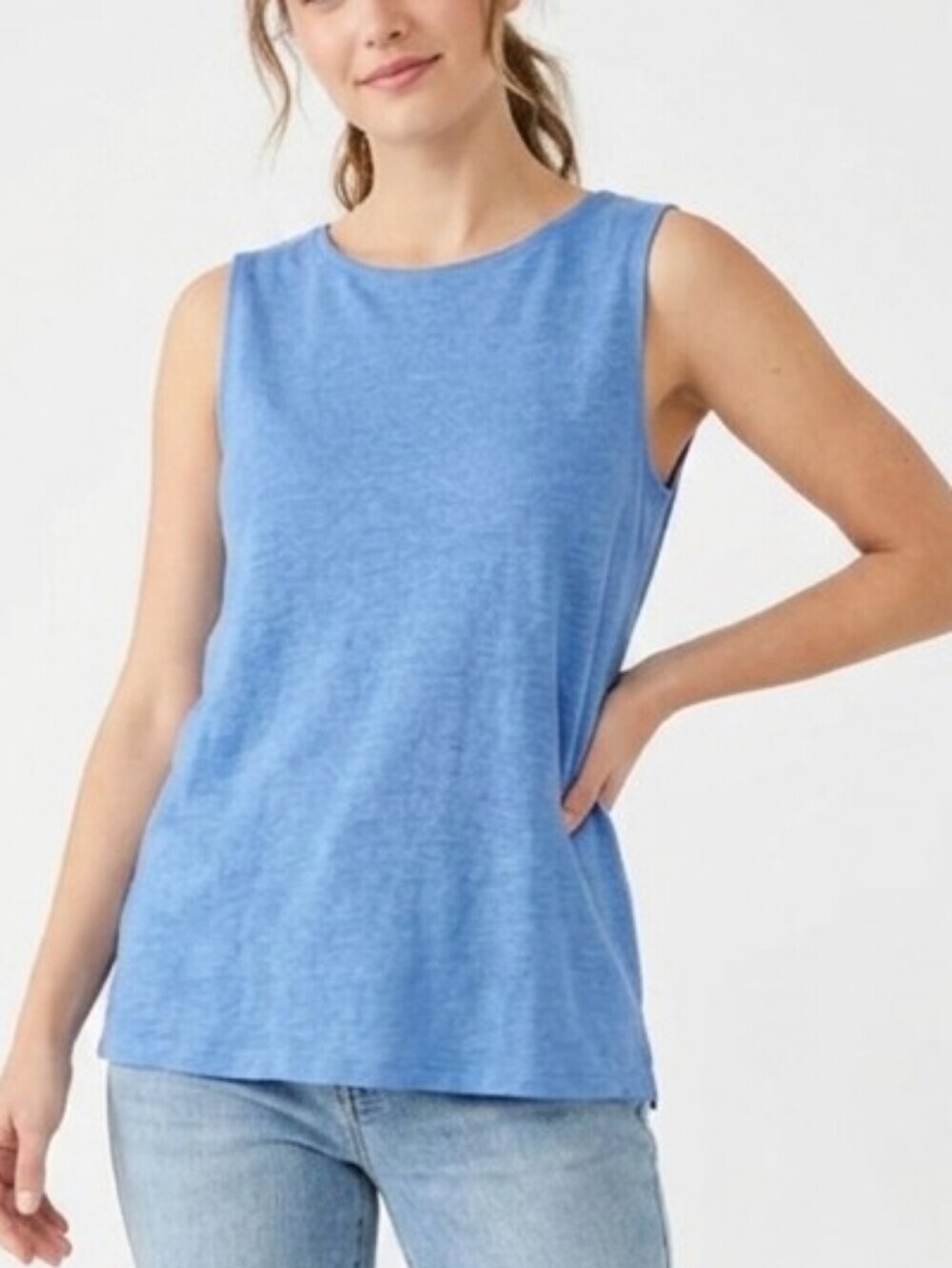 J Jill Love Linen Sleeveless Tank Top